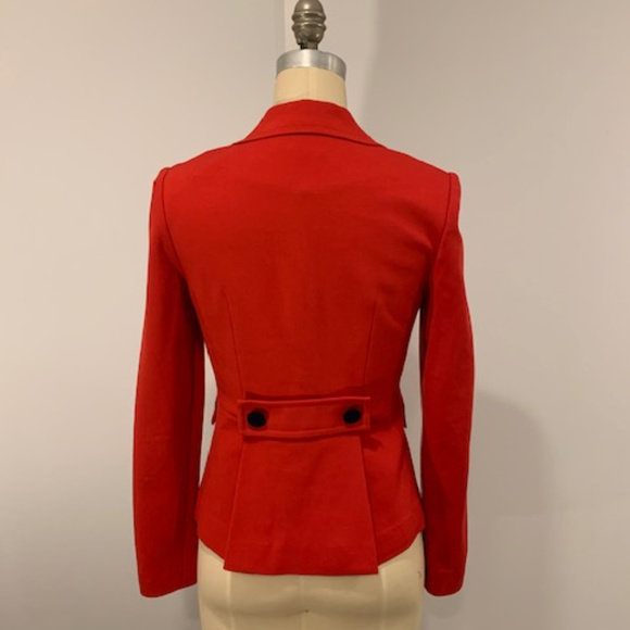 Fun Knit Blazer with Stripe Knit Lining - Picture 3 of 3